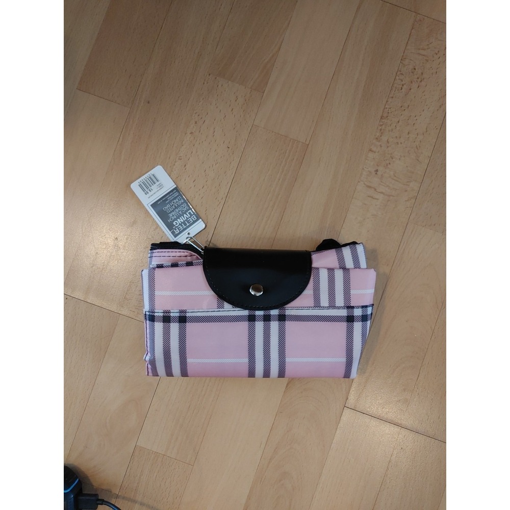 Better Living‎ Insulated Lunch Bag Pink 16x10x6 Compact Collapsible Bag